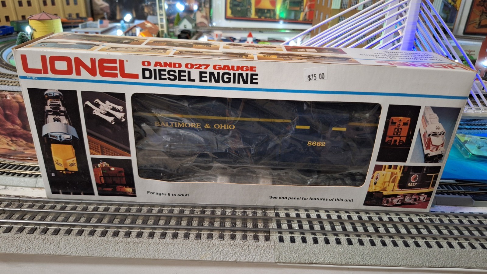 Lionel 6-8862 O Gauge Baltimore & Ohio GP7 Diesel Locomotive Tested W Orig. Box