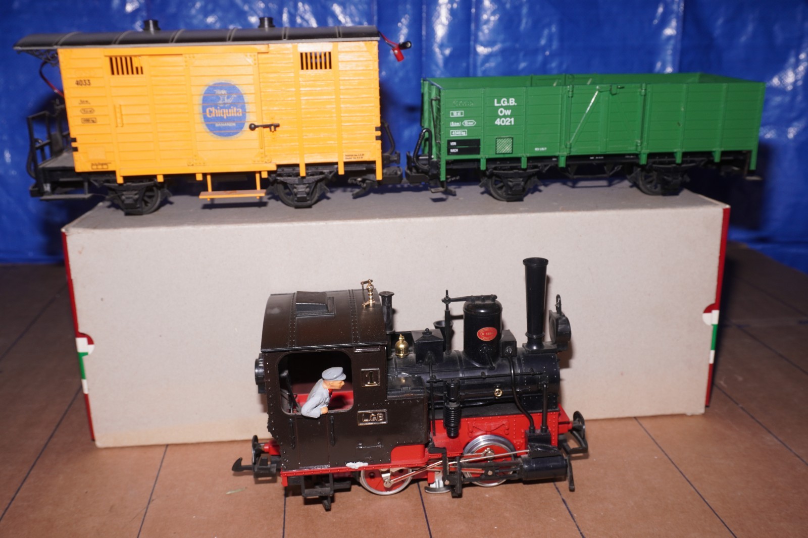 LGB G 20401 Start Set Steam Locomotive Stainz Brown Analog DC in OVP