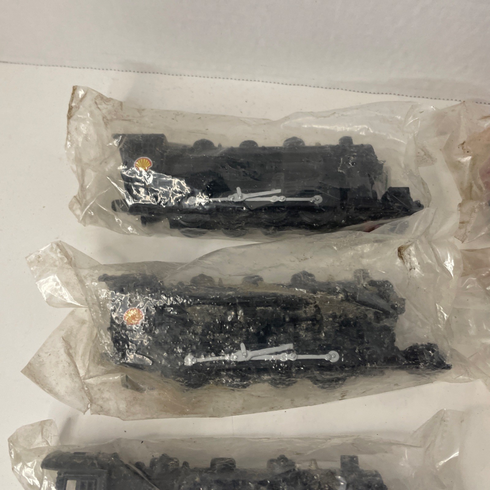 Vintage Lot Shell Oil Train Cars Engine HO Scale Fletcher-Barnhart & White NOS