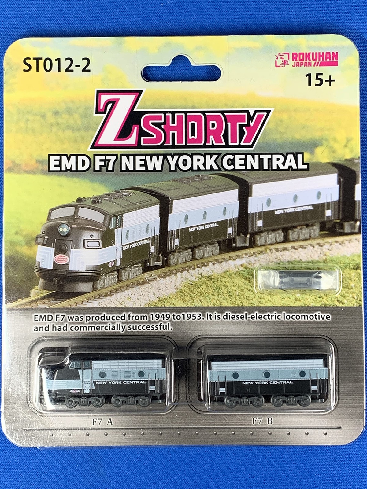Rokuhan Z Gauge Z Shorty EMD F7 New York Central ST012-2 Diesel Locomotive