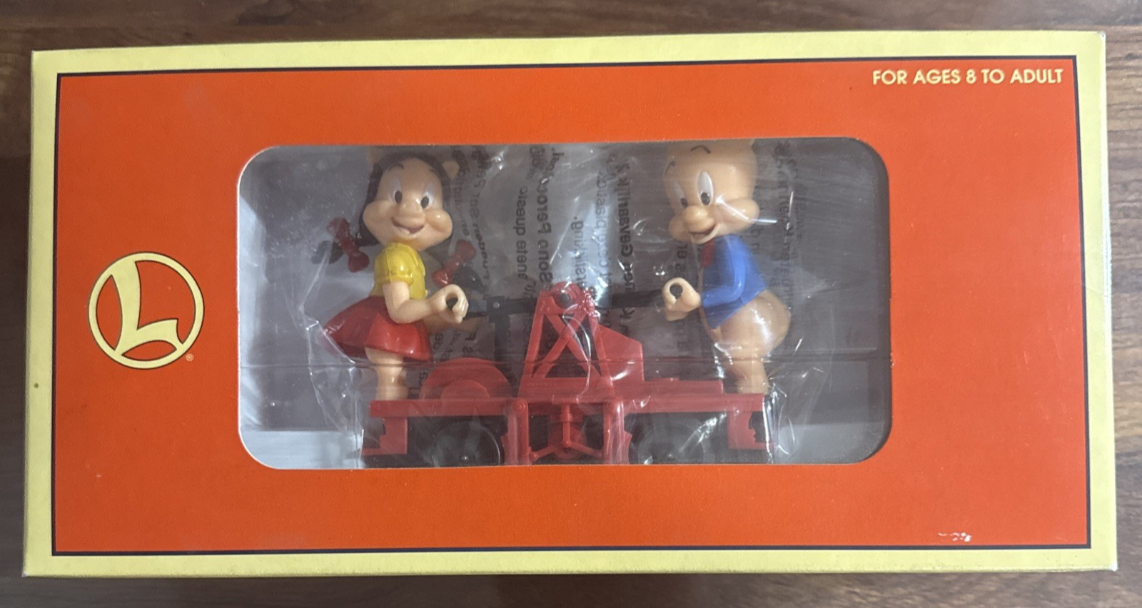 Lionel 6-18434 Porky & Petunia Handcar 1996 Warner Bros. Looney Tunes New