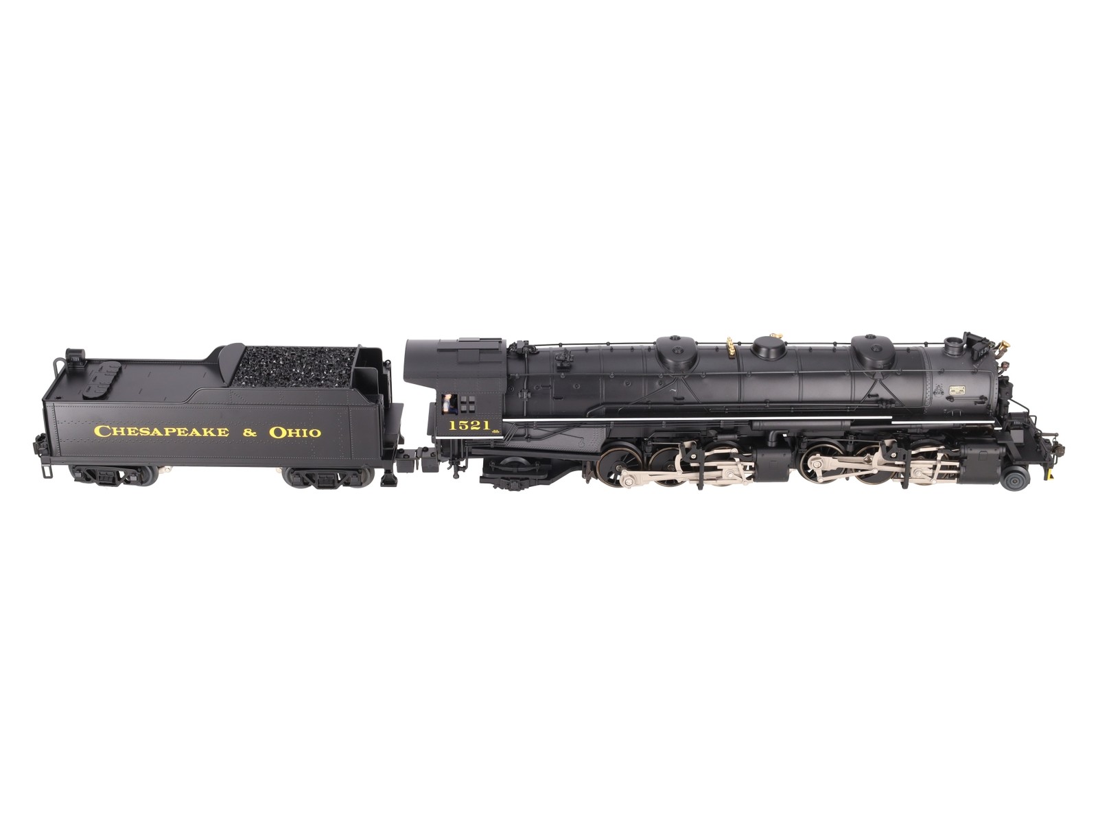 Lionel 6-28075 O Gauge C&O 2-6-6-2 Mallet Steam Locomotive & Tender #1521 EX/Box