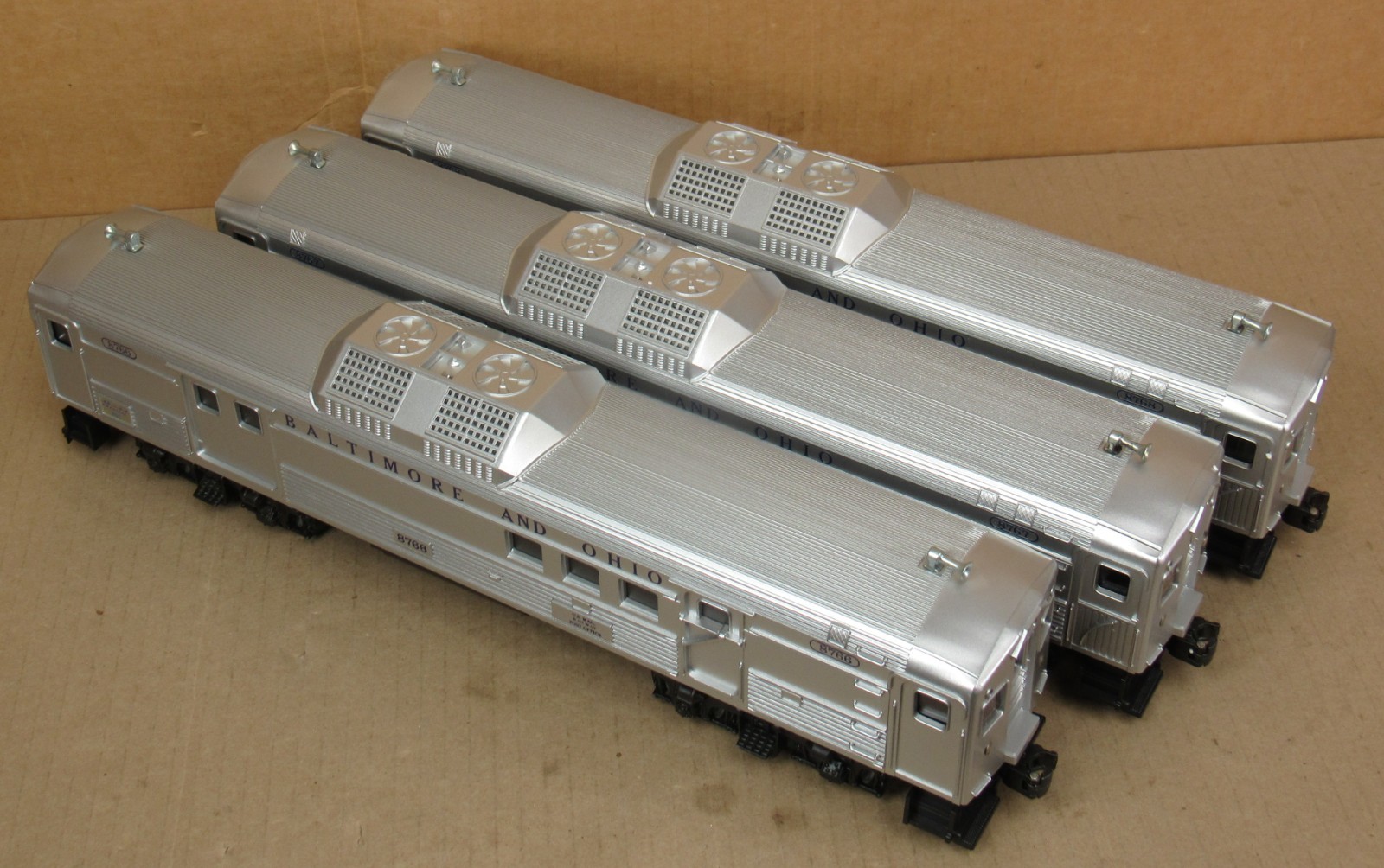 Lionel 1766 B&O RDC Budd Car Set O-Gauge NOS *