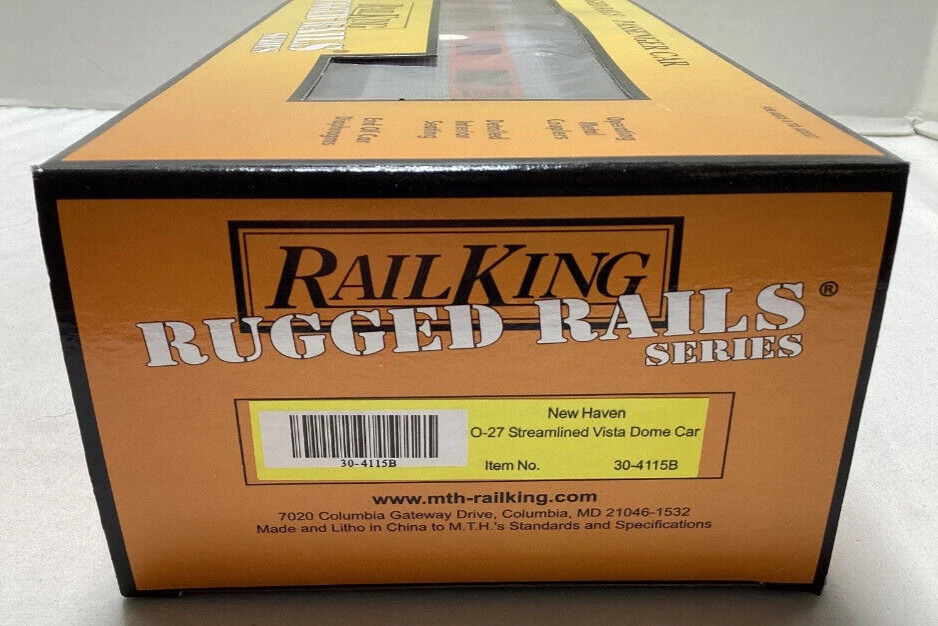 Rail King F3 MTH O-27 Diesel Rugged Rails Set F3 New Haven R-T-R 30-4115-1 Read