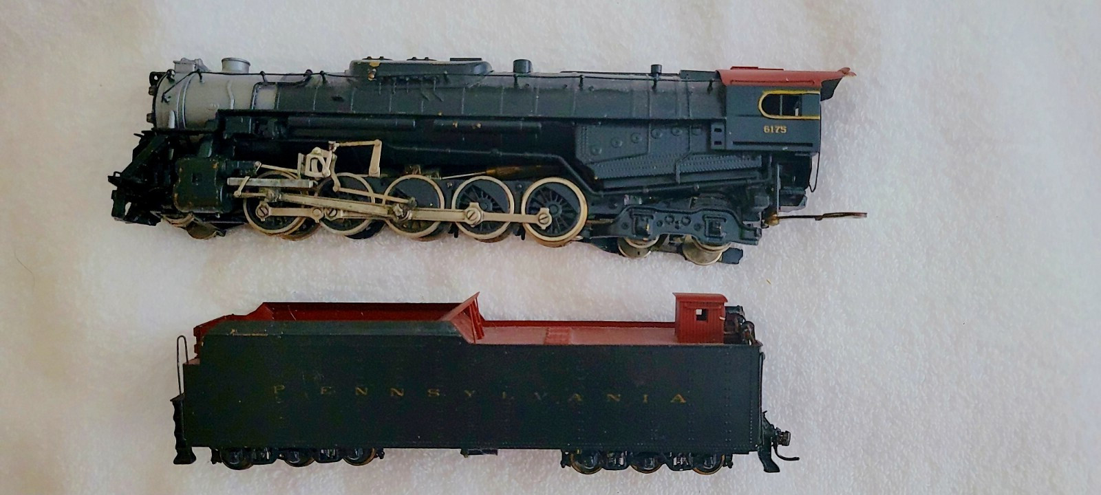 HO Company BRASS Pennsylvania 2-10-4 Class J1 -A Loco and Tender PRISTINE