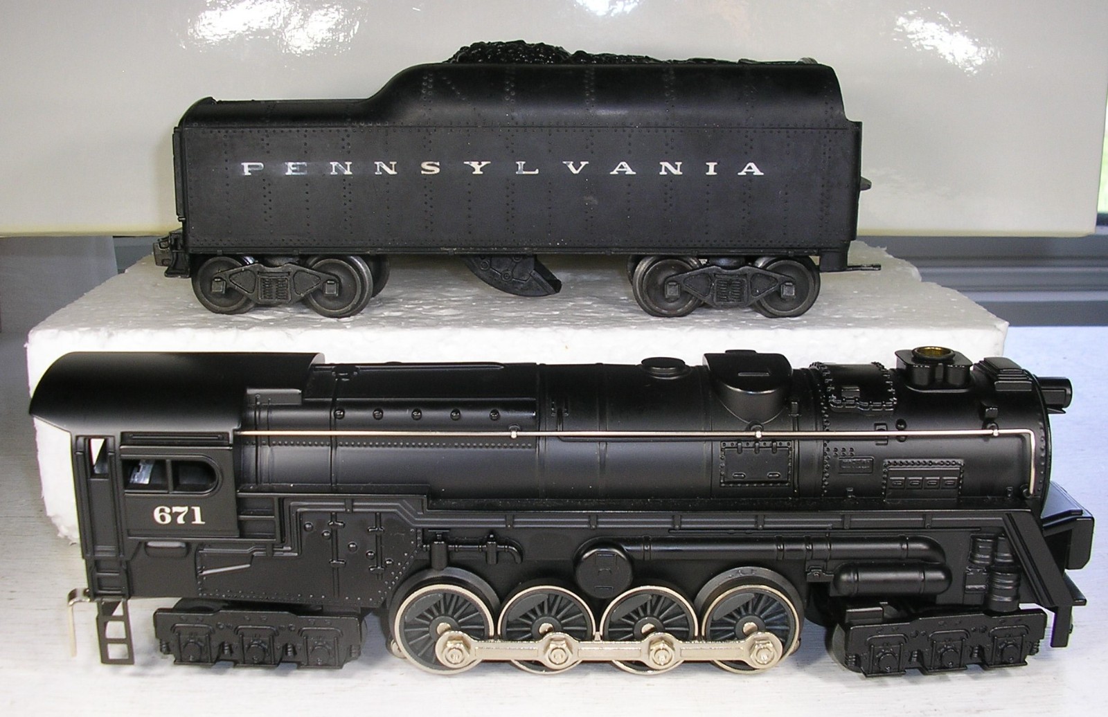 Williams S2-100 S-2 Turbine 6-8-6 w/ Lionel 2046W-50 Tender, Needs Motor, TLC