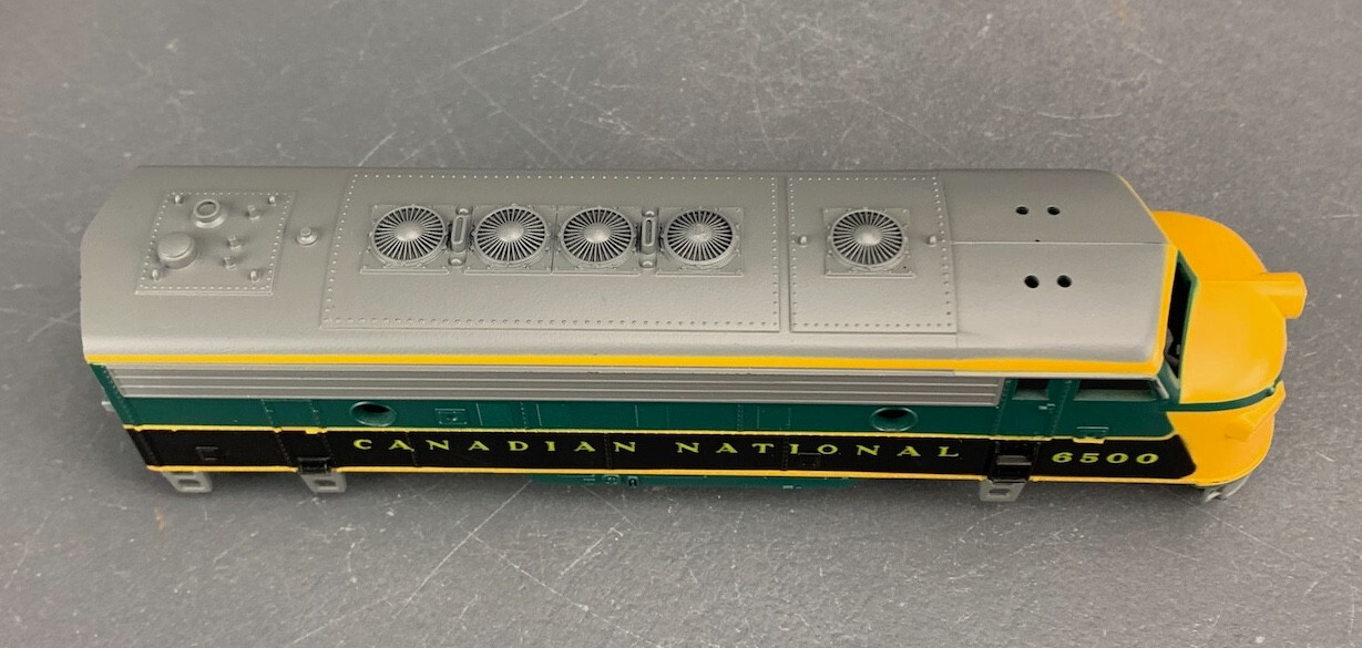 HO Athearn F7A Locomotive Shell Painted Canadian National #6500 HO5402