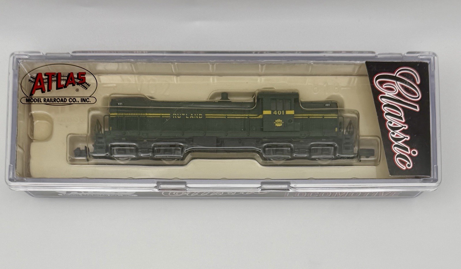 RARE NIOB N Atlas Classic 44012 Alco RS-1 Diesel Locomotive Engine Rutland #401