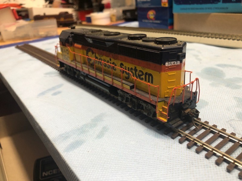 Athearn Blue Box GP38 Chessie System #3547