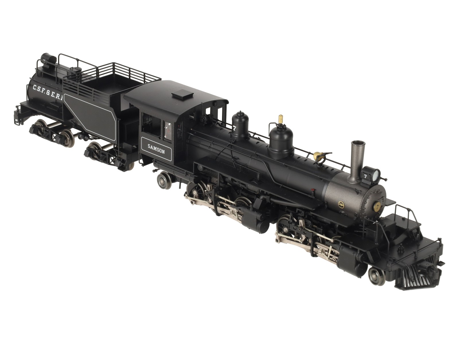 Sunset Models O 2-Rail Brass Samson Black Boiler 2-6-6-2 Steam Loco & Tender #7
