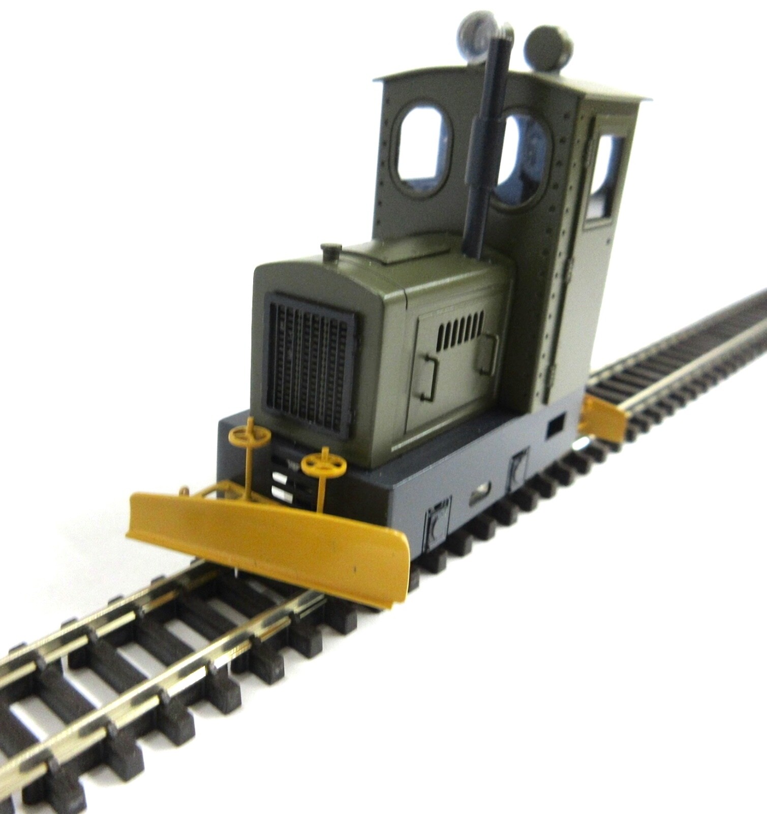 0n18 Scale Snow Plow Diesel Locomotive & Freight Car Kit PH On18/O9 Gauge MOW