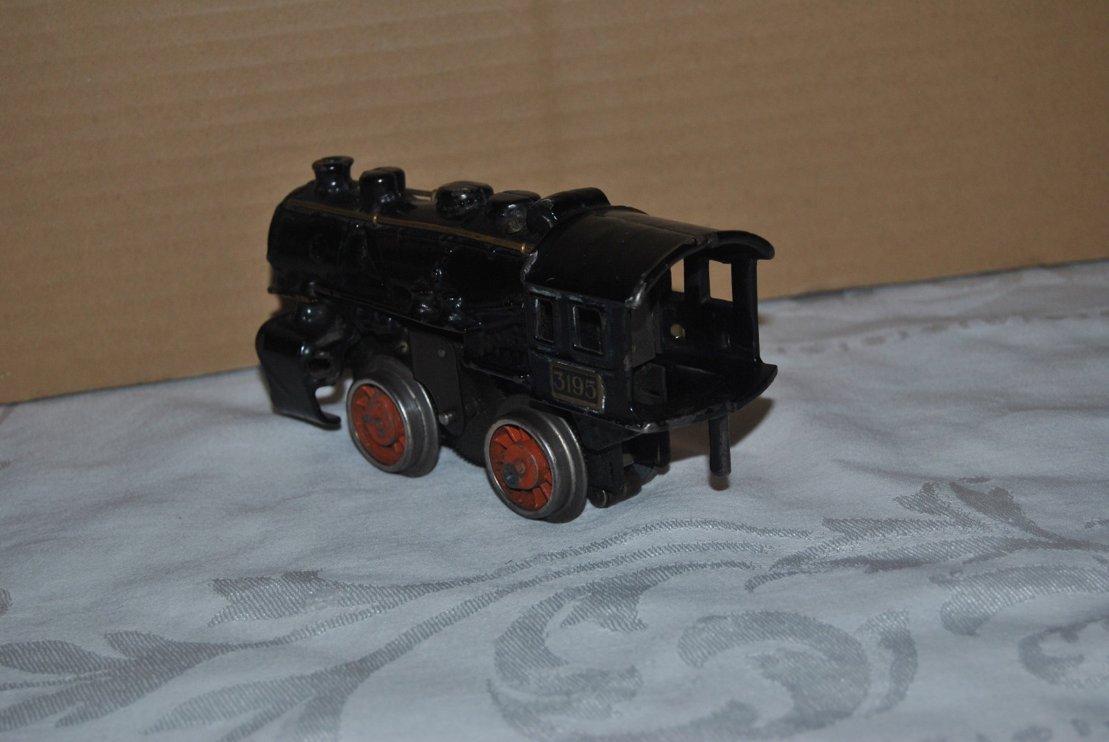 Prewar AMERICAN FLYER No. 3195 Cast Iron STEAM LOCOMOTIVE for PARTS or REPAIR !!