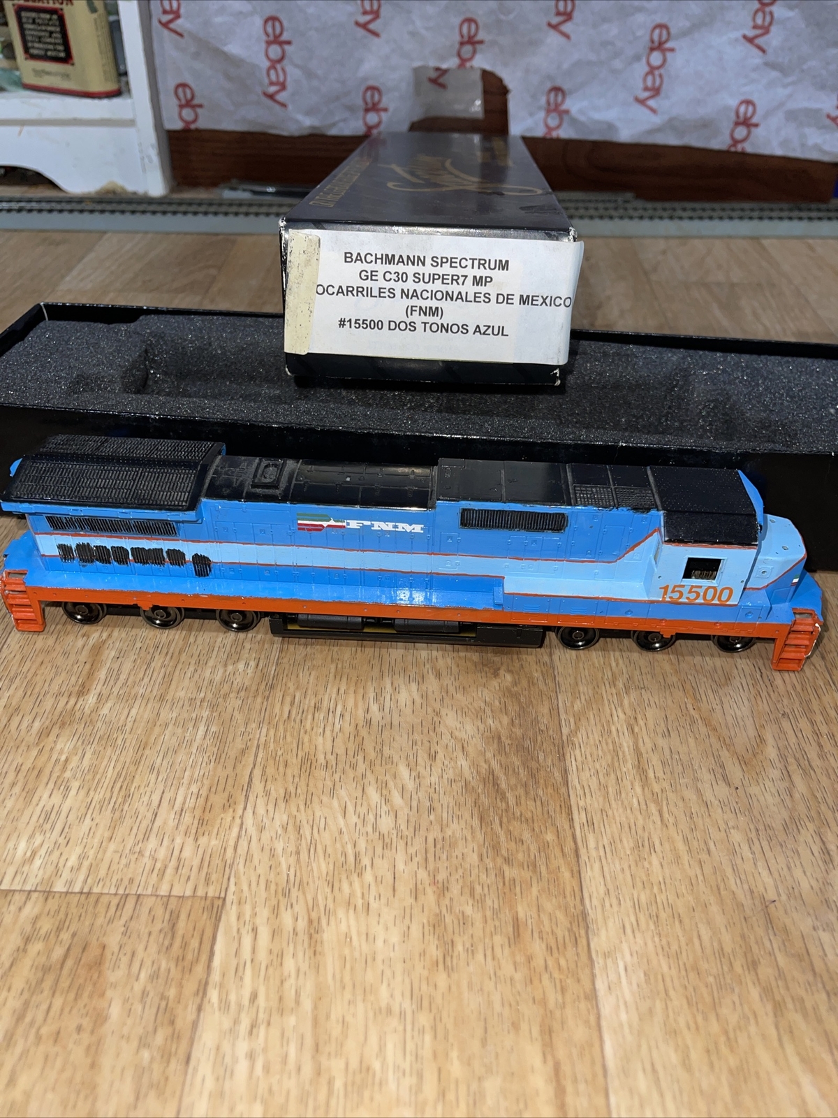 Bachmann ho spectrum GE C30 super 7 15500 FNM Ferricarriles nacionales de mexico