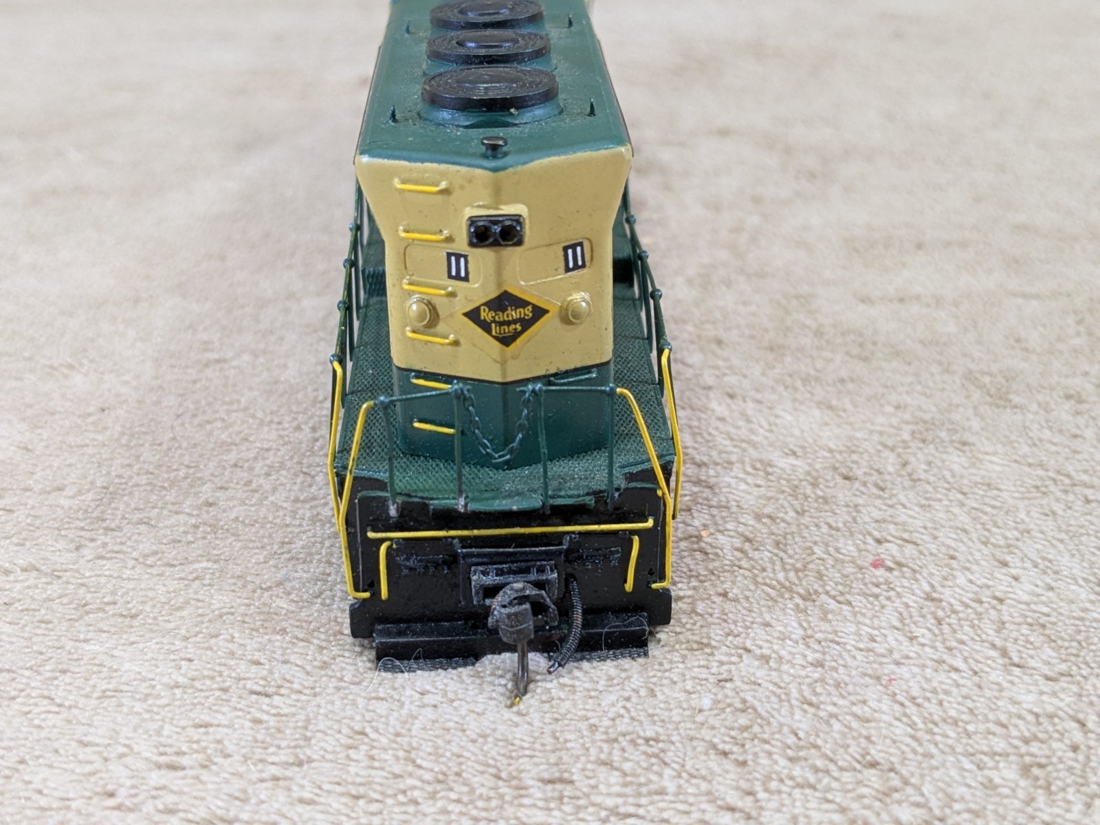 Alco HO Brass Model D-130 SD-45 Locomotive Painted Reading #7610