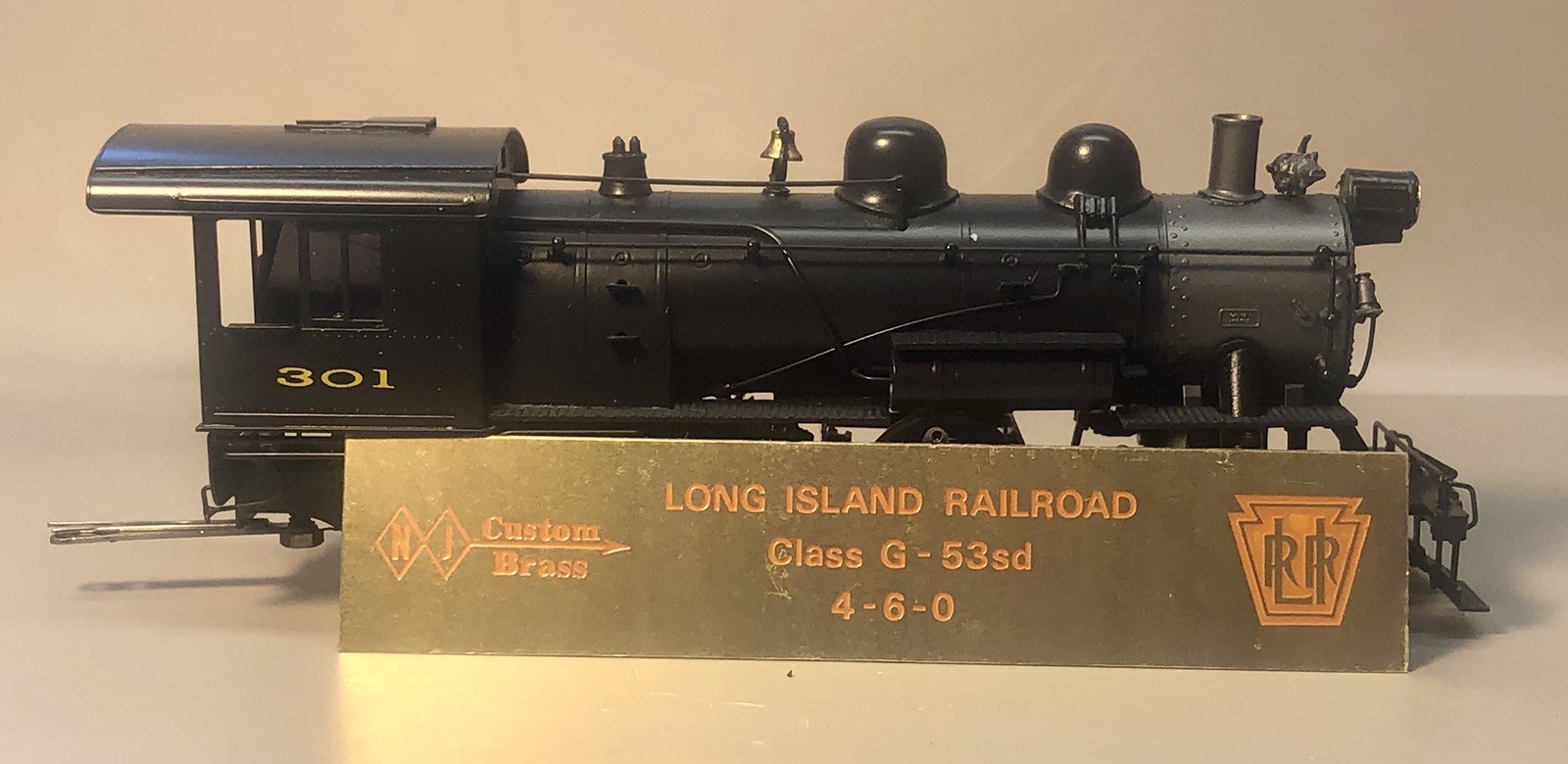 HO Brass NJ Custom Brass Long Island Railroad ClassG 53sd 4-6-0 Locomotive Japan