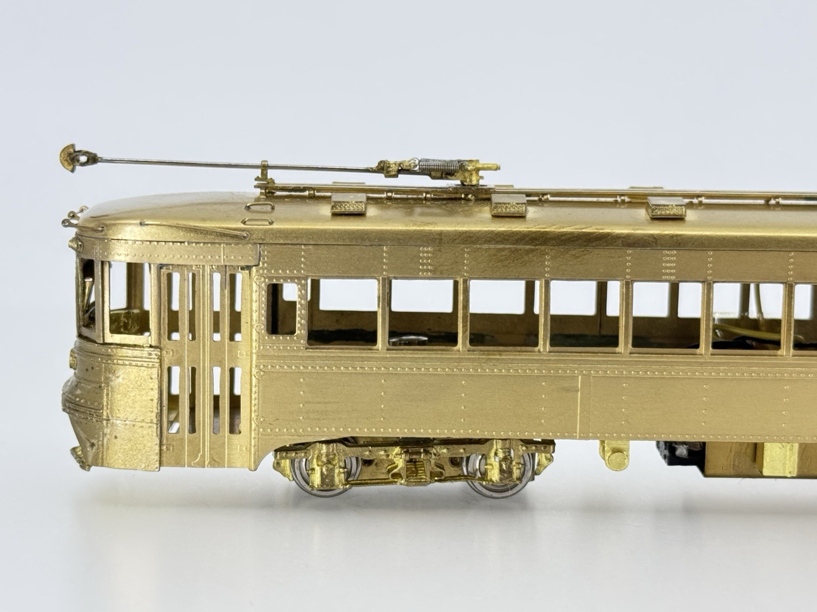 HO Scale MTS Imports Samhongsa Brass PST 80 Series Interurban Trolley Streetcar