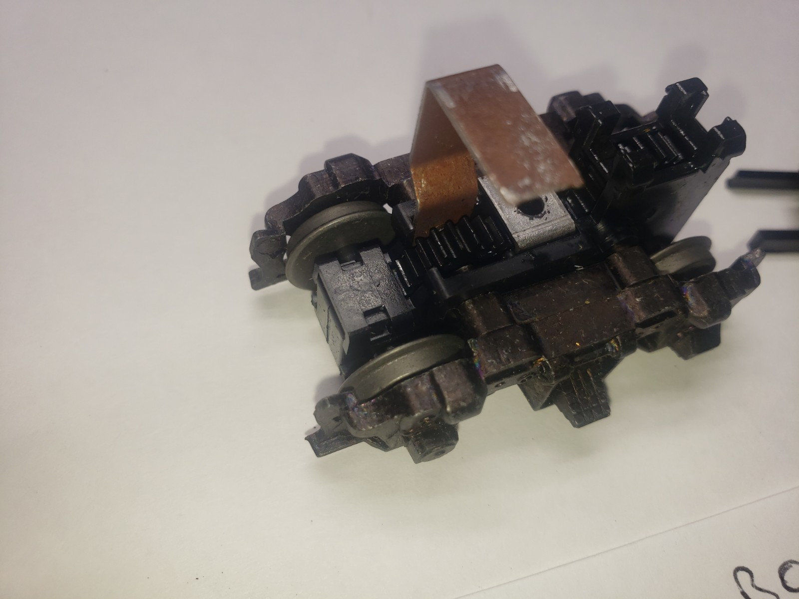 GP35 REAR DIECAST METAL GEARED 4 WHEEL TRUCK ATHEARN BB HO SCALE Old Style PART