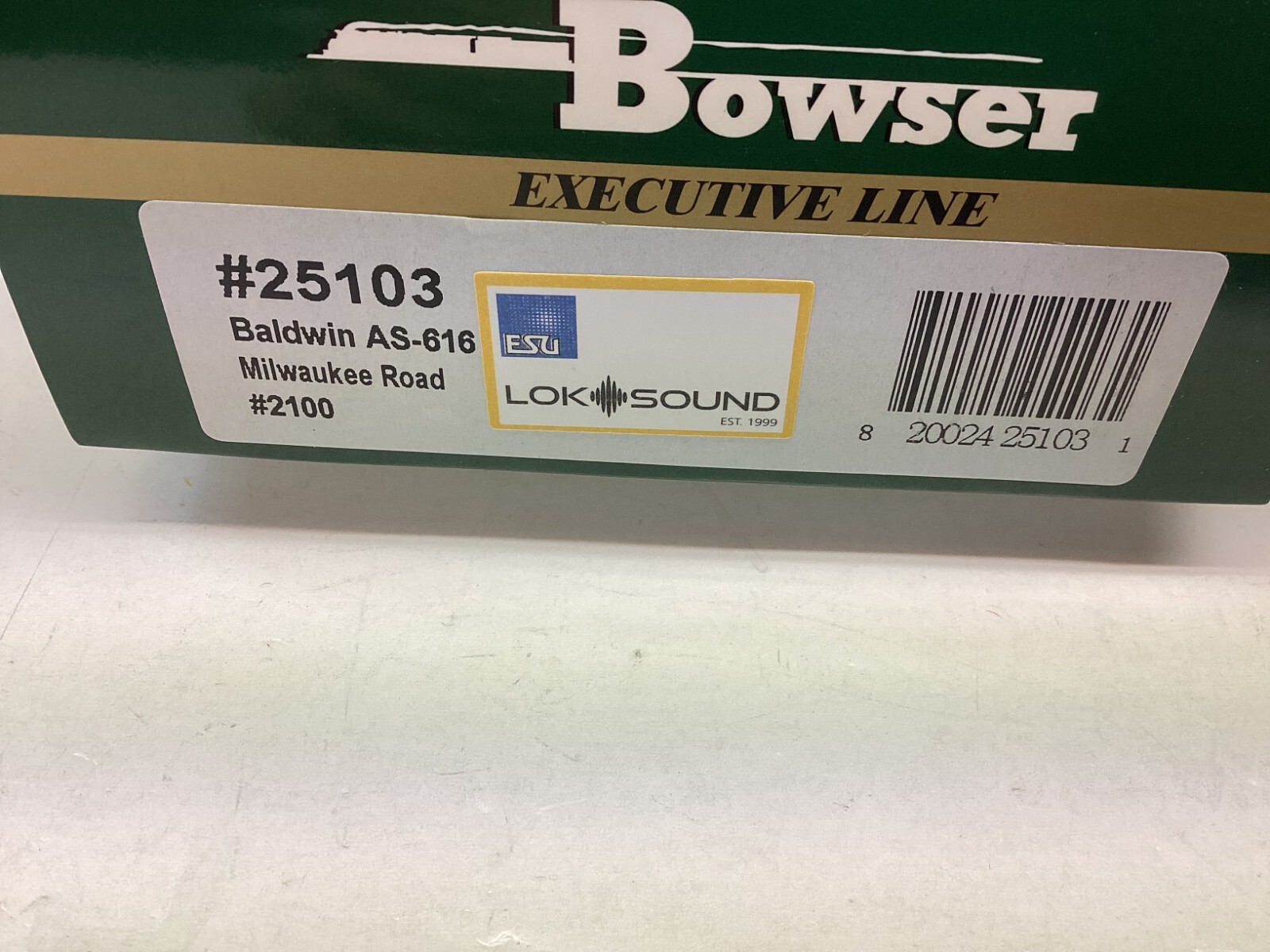 Bowser #25103 HO scale “MR” Baldwin AS-616 with DCC and SOUND Rd.#2100