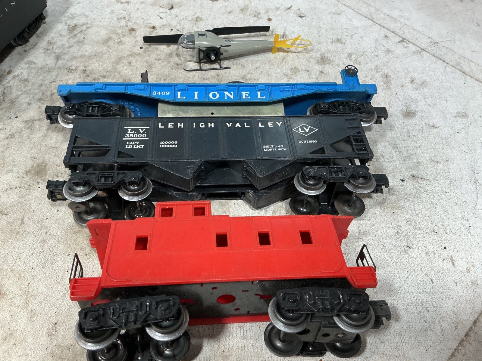Lionel 1124 Postwar – Set The Hawk Steam Engine Freight Cars O Gauge