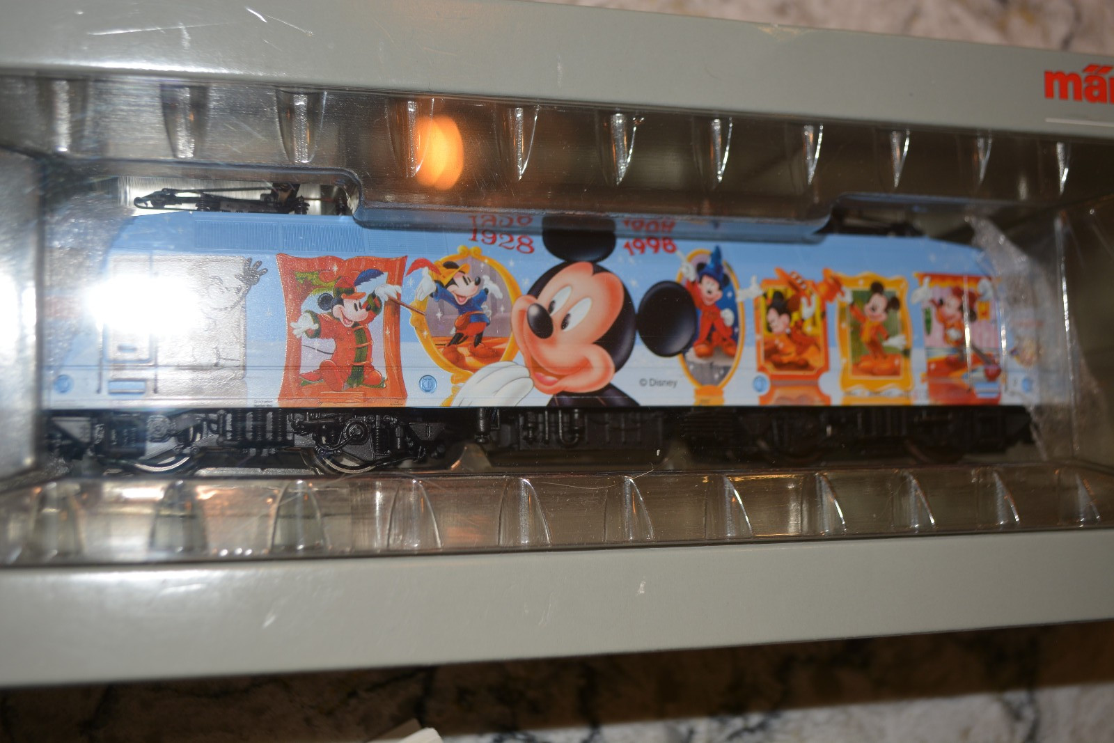 Marklin HO 37535 Special BR 120 Electric Loco in the Mickey Mouse Livery, NIB