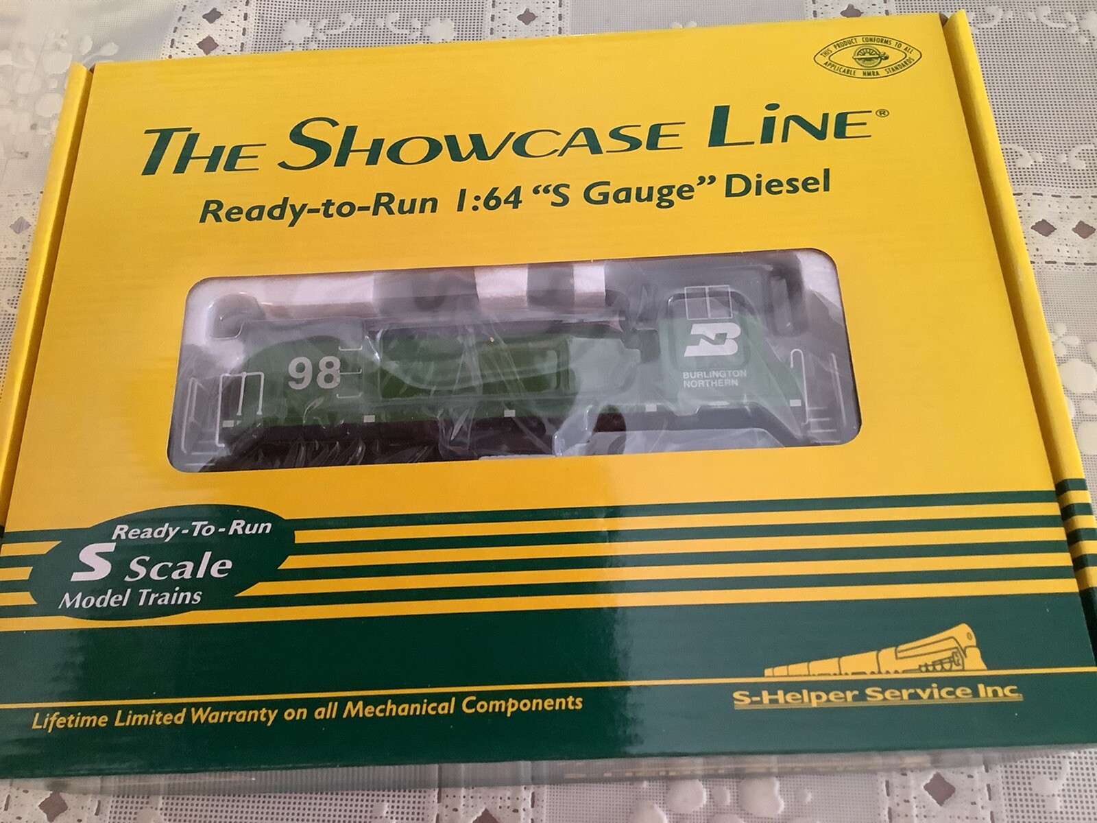 Showcaseline S Gauge Burlington Northern SW-8
