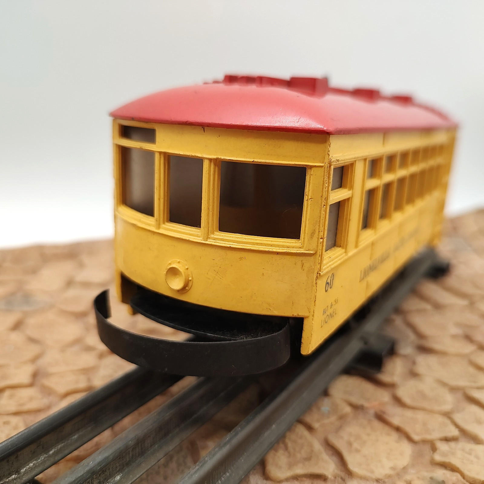 LIONEL #60 THE LIONELVILLE RAPID TRANSIT TROLLEY CAR O SCALE 1960s -As Is – Read