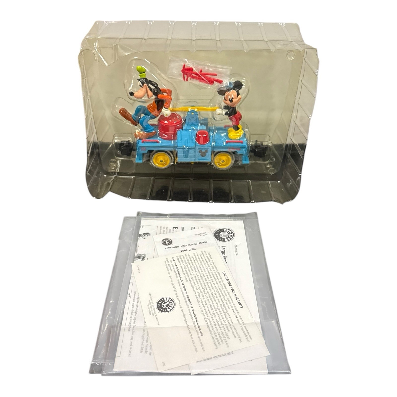 Lionel G Scale Disney Mickey & Goofy Handcar 8-87216 Train New Excellent Box