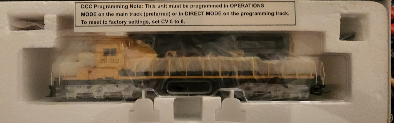 Broadway Limited HO Blueline EMD SD40-2 Diesel AT&SF #5032