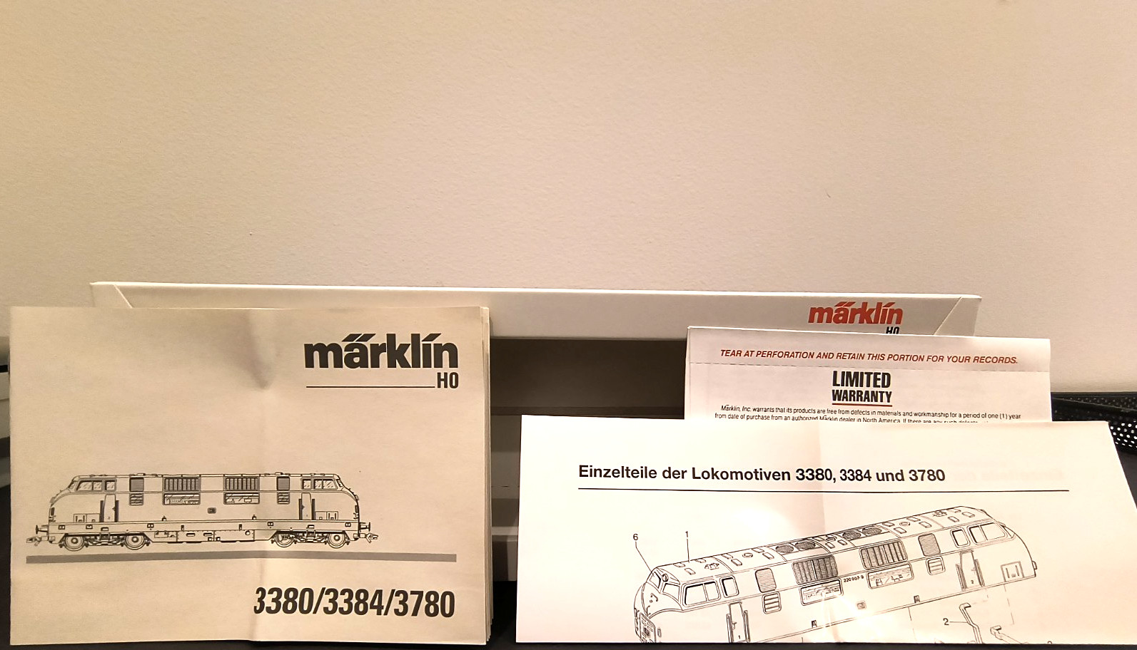 MARKLIN HO 3384 BR Am 4/4 SBB DIESEL LOCO OP # 18461 Delta Diesel NIB MHI
