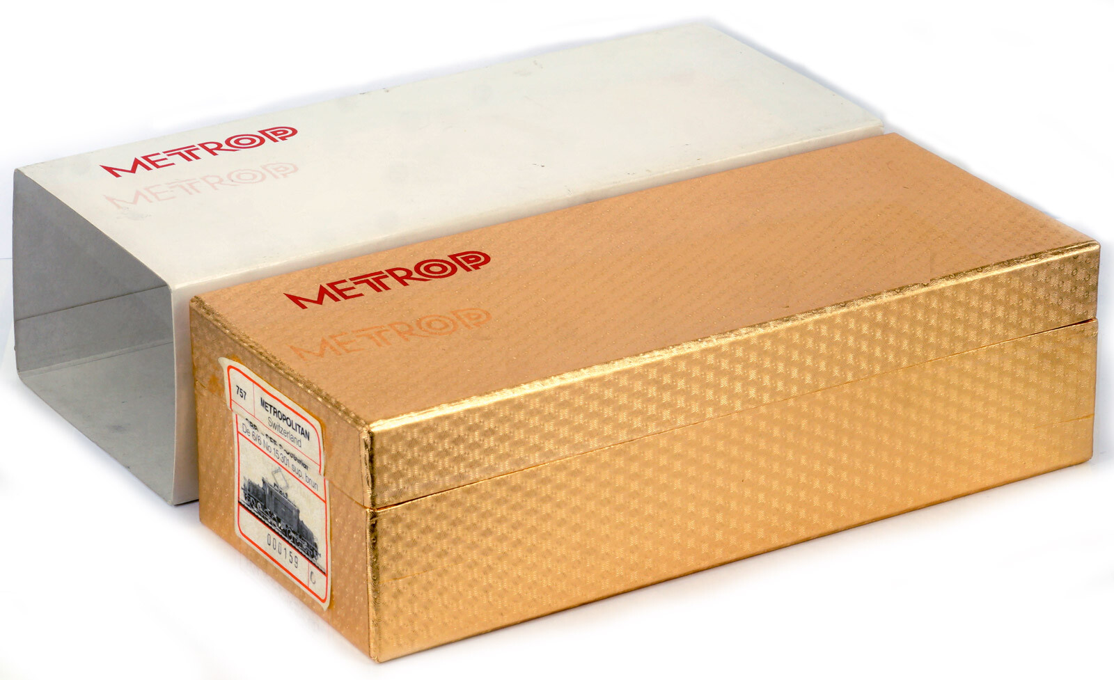 METROPOLITAN SA 757 H0 HO BRASS SBB-CFF Seethal De 6/6 No. 15 301 super brun