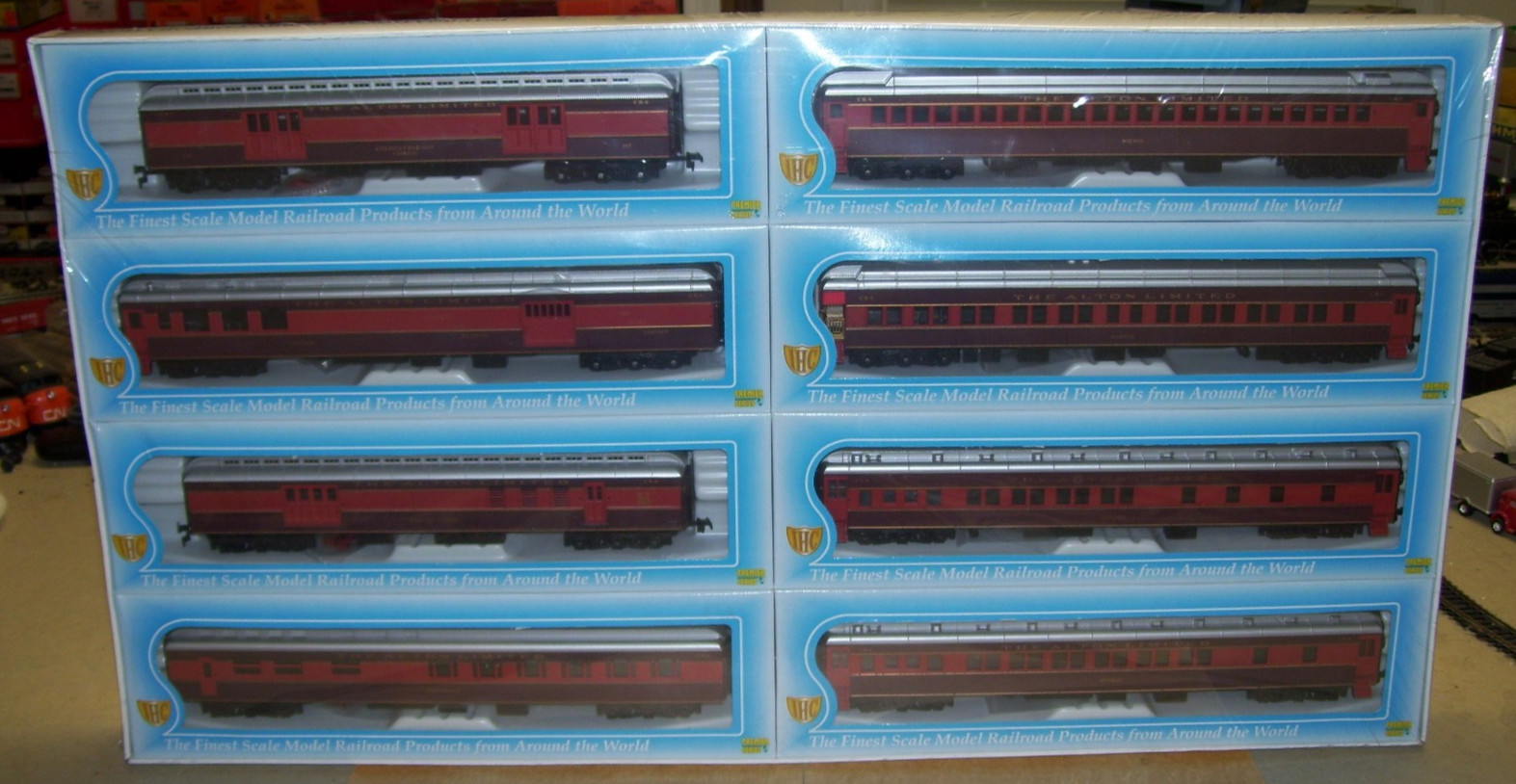 IHC “Premier Series” HO C&A “The Alton Limited” 8-Car Passenger Set, Sealed/MINT