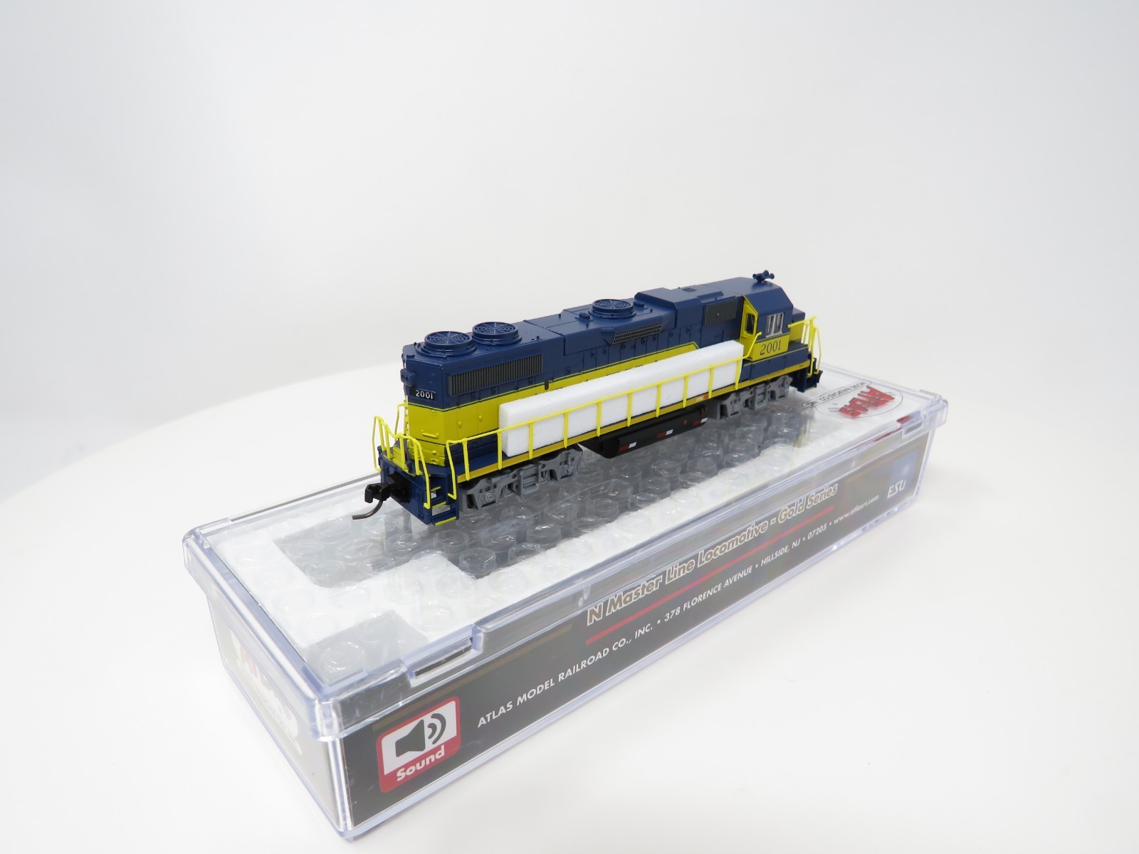 Atlas N 40004832 DCC ESU LokSound Alaska EMD GP38-2 Phase II Diesel Locomotive