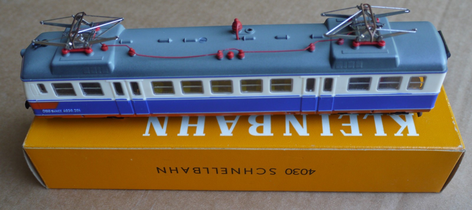 KLEINBAHN 4030.201 OBB Schnellbahn Electric Train w/ Passenger and end car Set