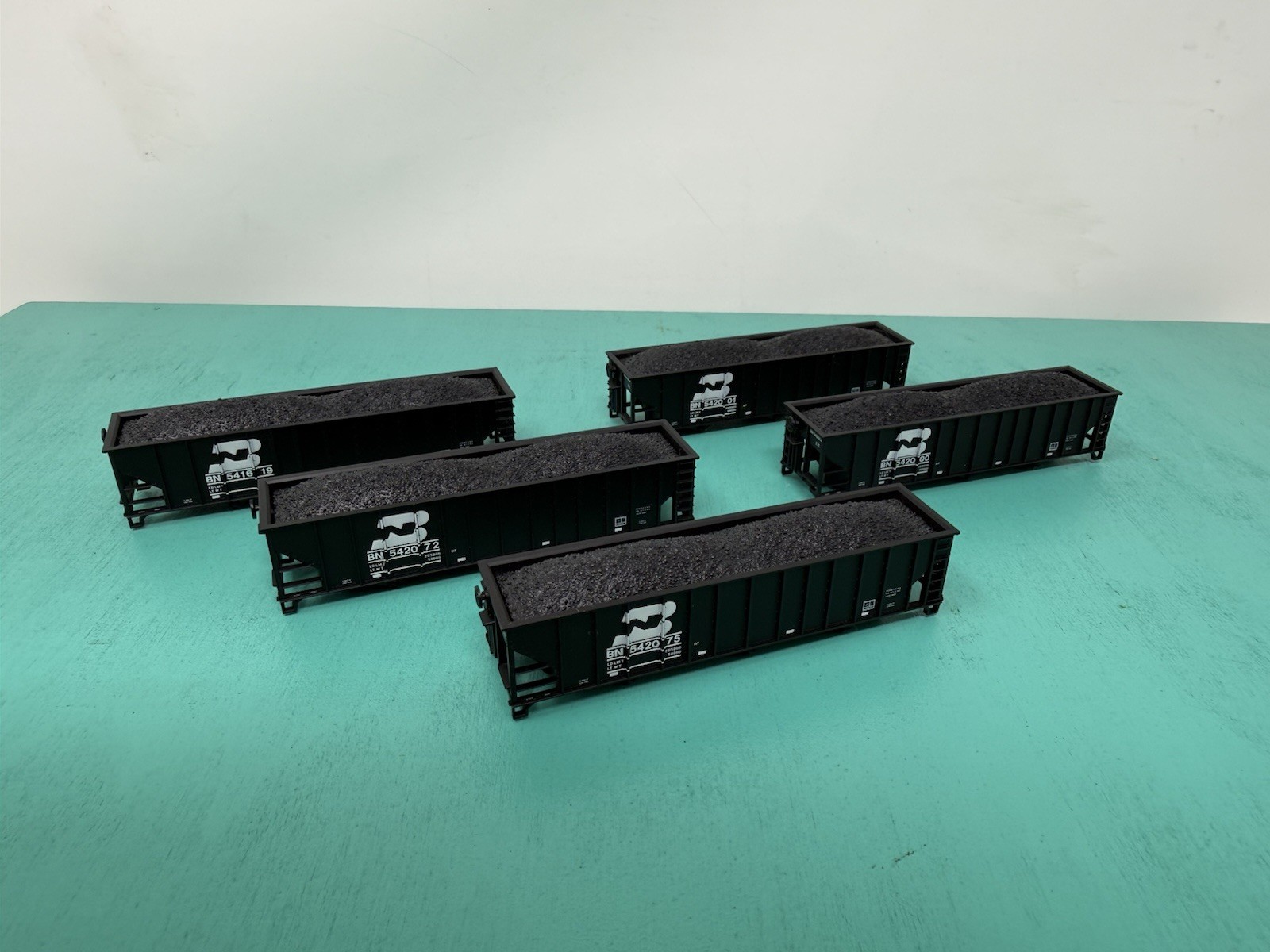 Atlas N – TM 90 Ton Hopper – Missing Trucks/Package – BN Set Of 5
