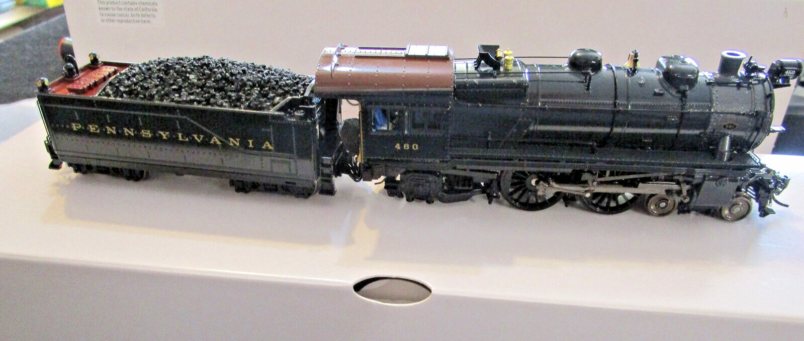 HO Scale Pennsylvania 4-4-2 Steam Loco #460 by Broadway Limited w/DCC/Sound (W)
