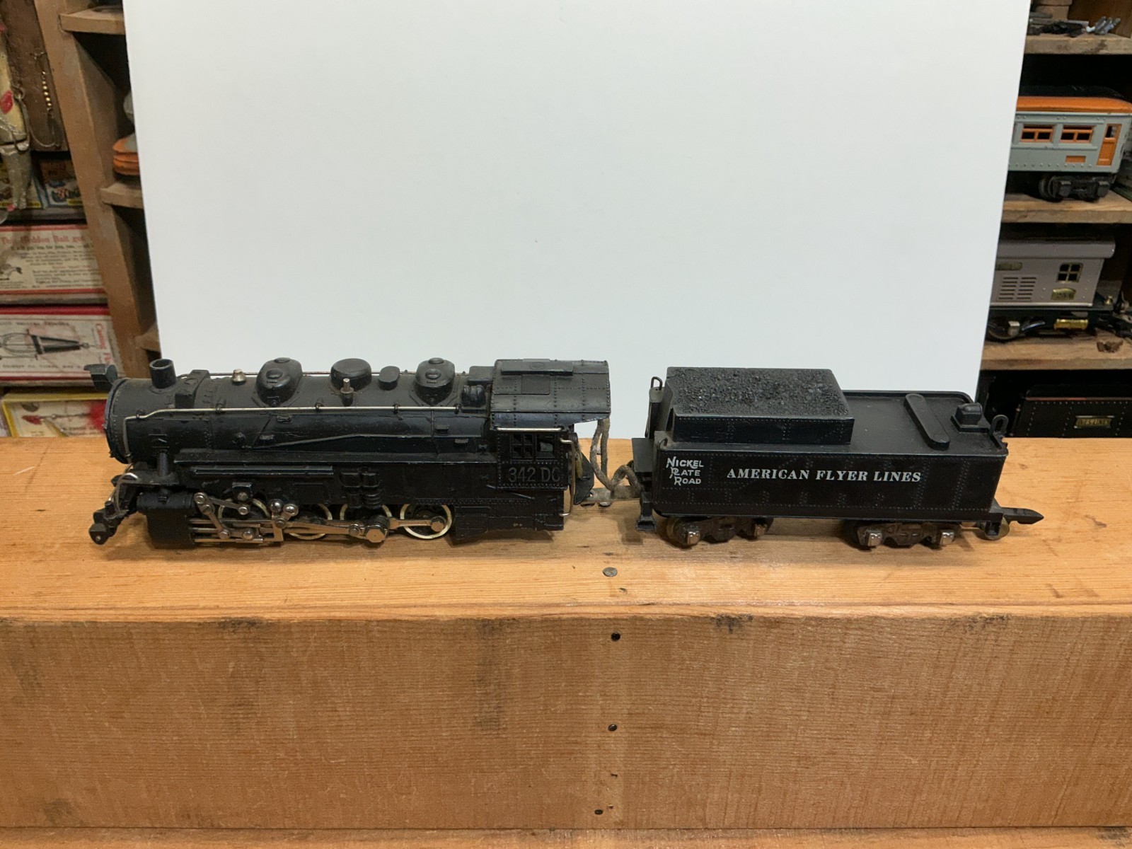 American Flyer 342DC Vintage S Gauge Nickel Plate Road Switcher