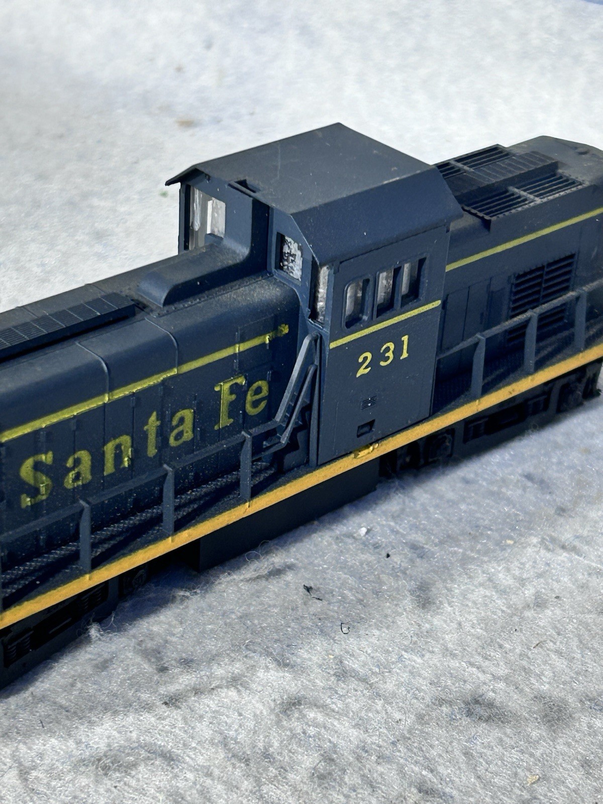 Cool MEHANO Santa Fe RR Alco C-415 HO (Ex Box)