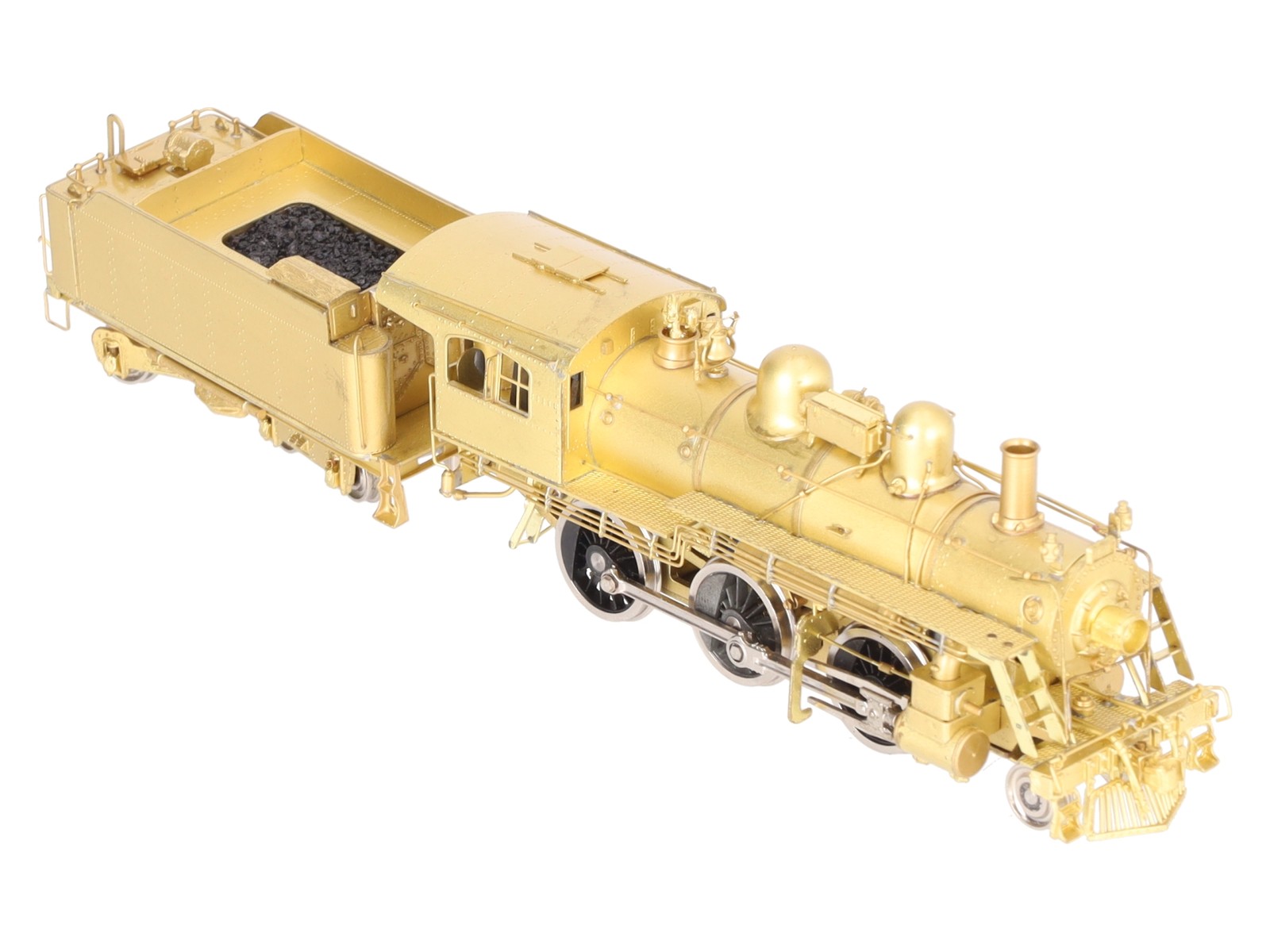 Pacific Fast Mail HO BRASS B&M B-15 2-6-0 Steam Locomotive & Tender -Unpainted