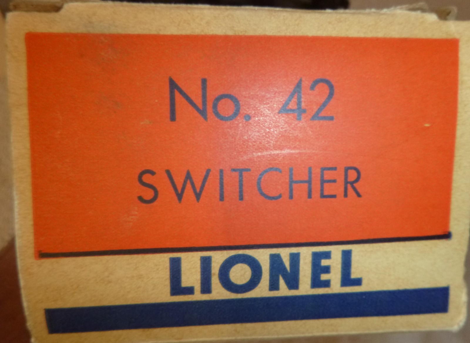 Lionel 42 Picatinny Arsenal switcher – OB and instructions