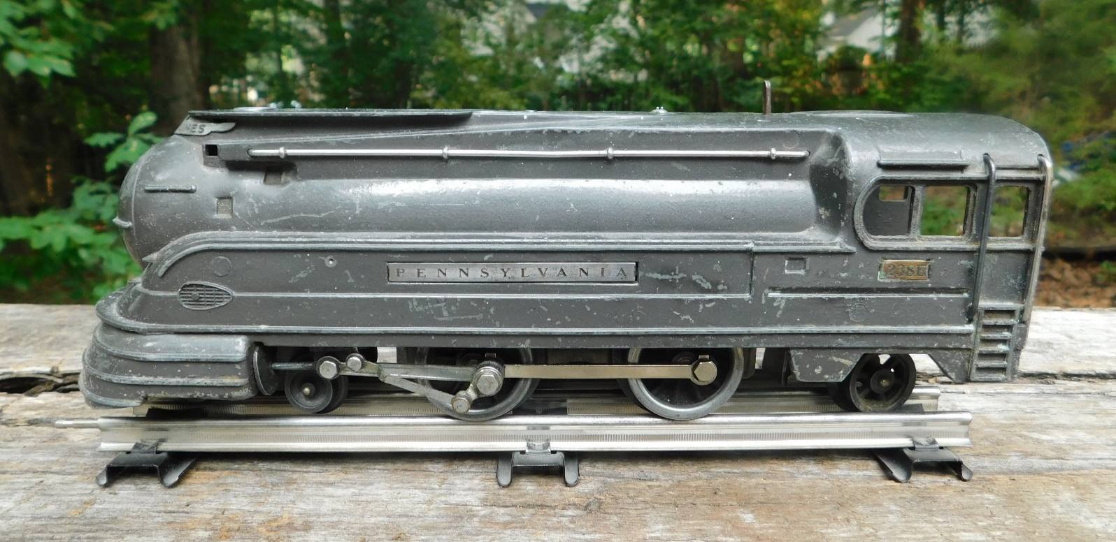 238E Pennsylvania Lionel O Gauge Pre War Streamline Torpedo Steam Locomotive