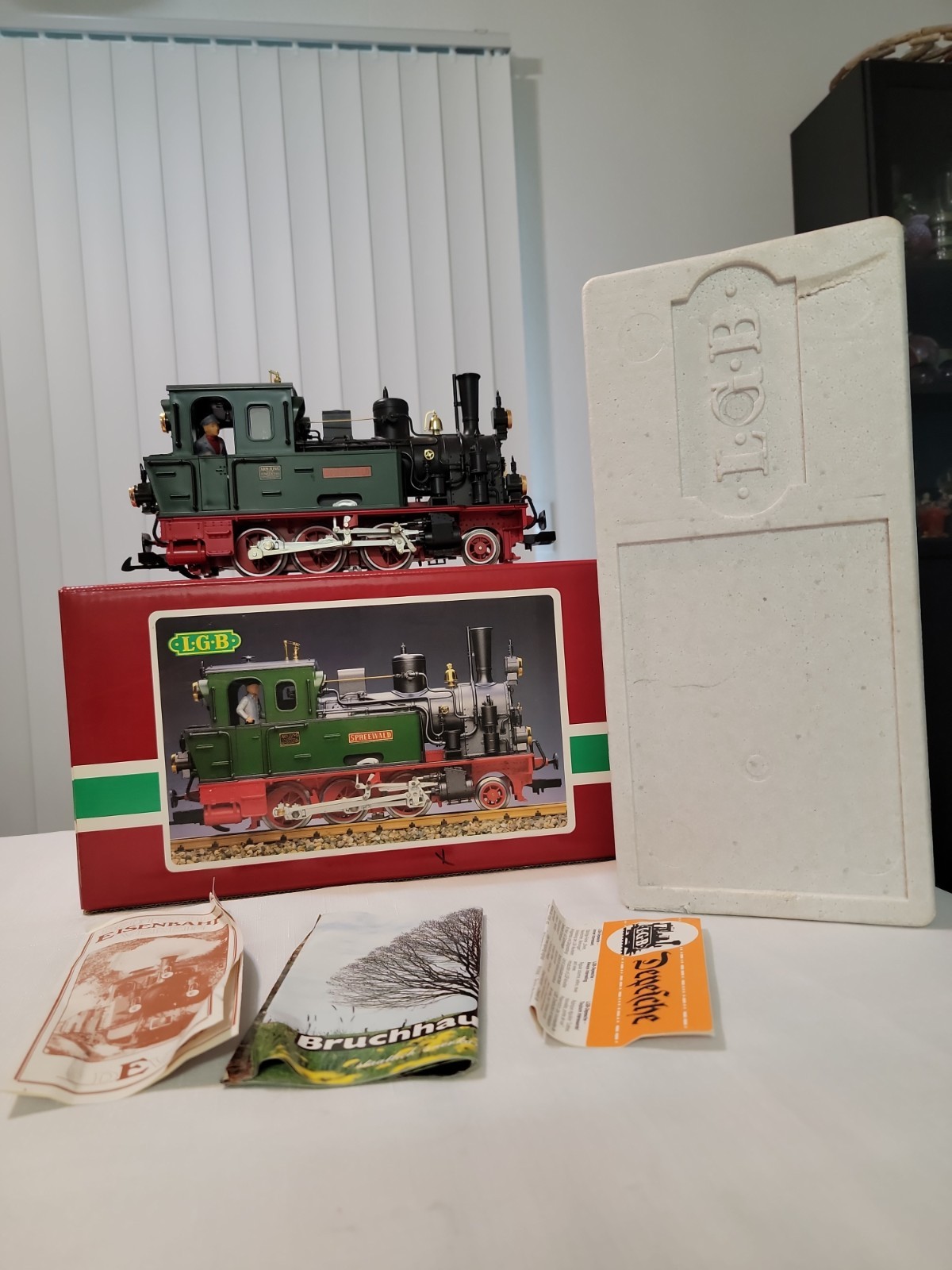 LGB 2074 G Scale 2-6-0 Spreewald Steam Locomotive EX Og Box Package