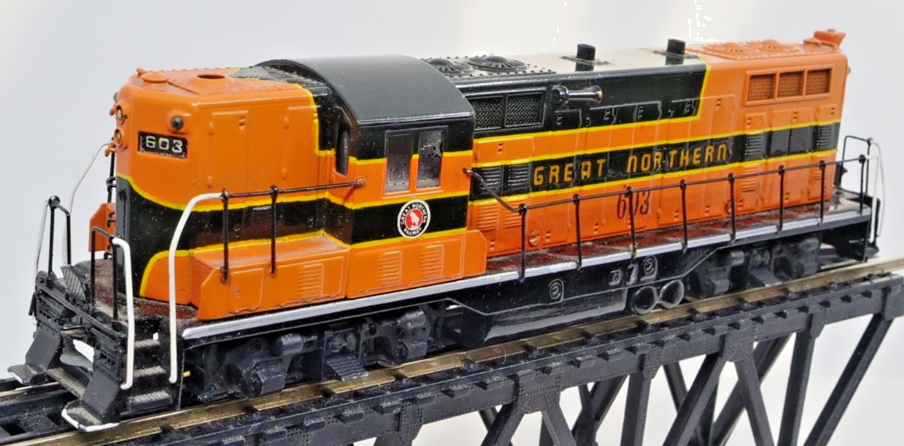 Vintage Tenshodo HO DC Great Northern GN 603 GP7 Diesel Loco Tested Not Boxed