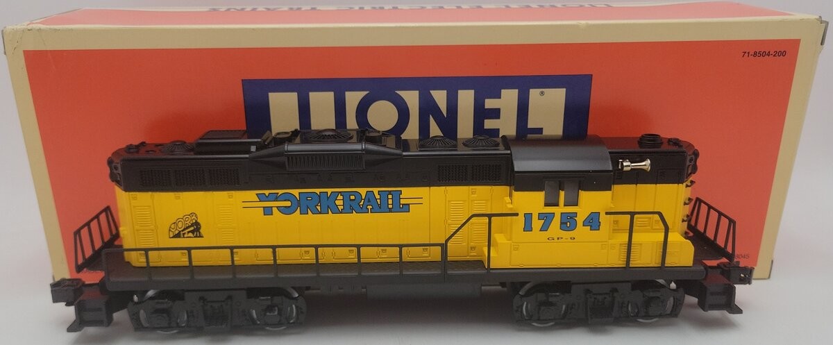 Lionel 6-52037 O Gauge TCA Yorkrail GP-9 Diesel Locomotive #1754 EX/Box