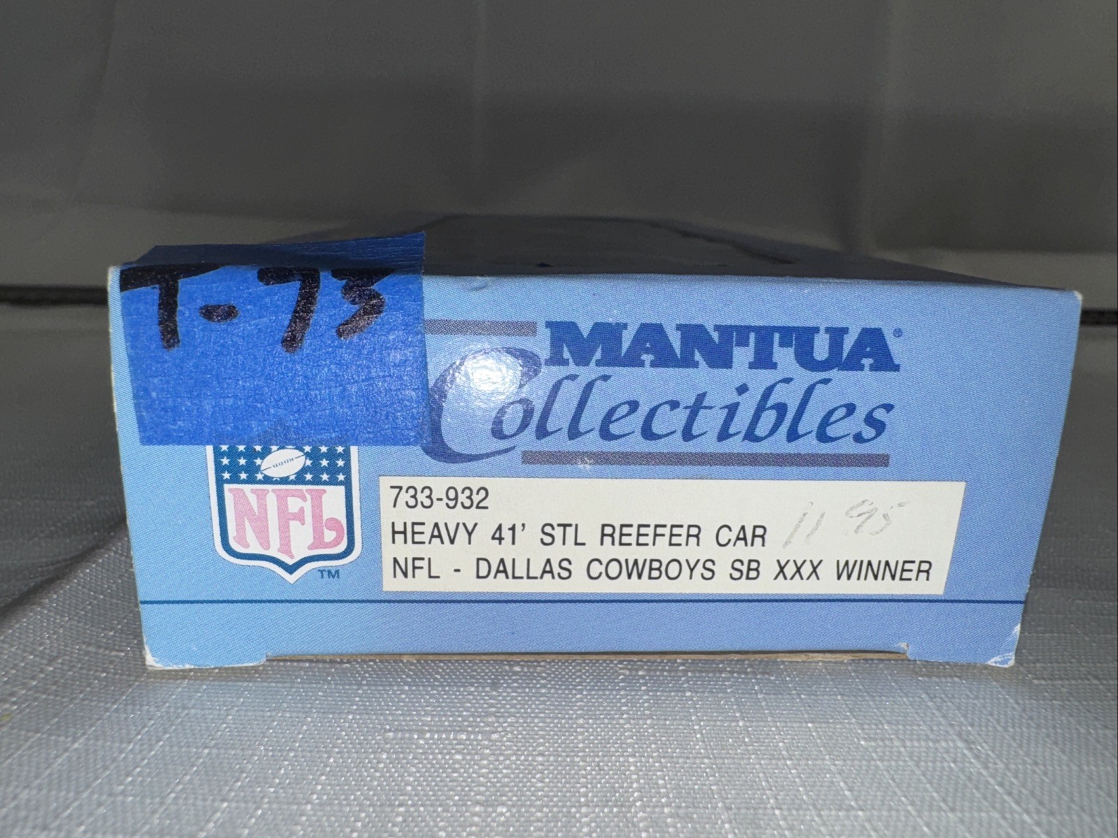 NFL Dallas Cowboys SB XXX Mantua Collections 733-932 Heavy 41′ Steel Reefer Car