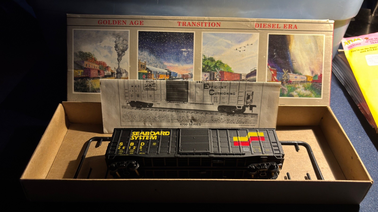 Walthers HO Seaboard System 4700 Series Boxcar SBD 24125 Original Box