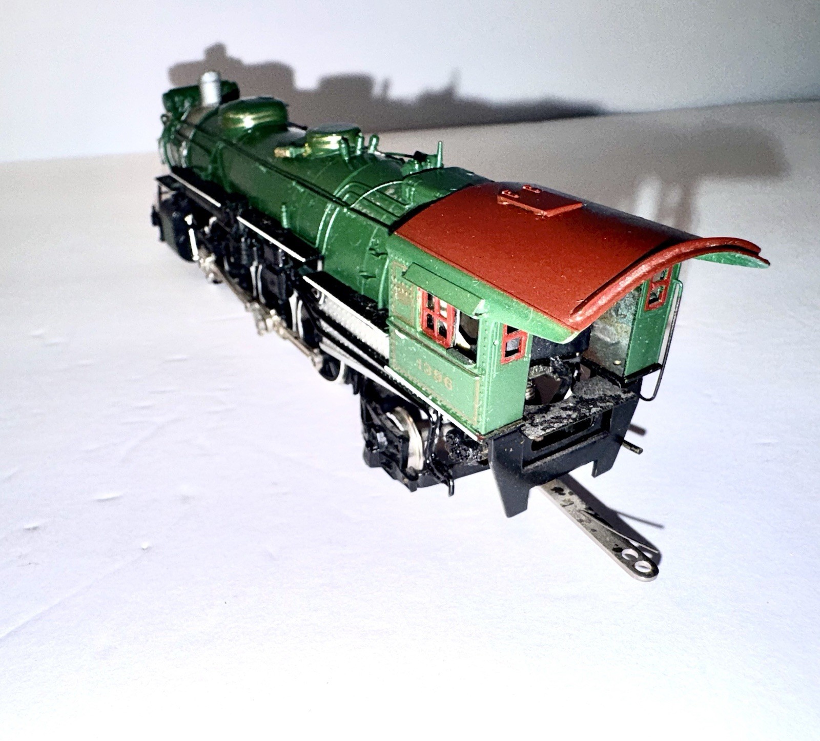 HO UNITED SOUTHERN 4-6-2 BRASS LOCO No. 1396 PACIFIC FAST MAIL PAINTED VINTAGE