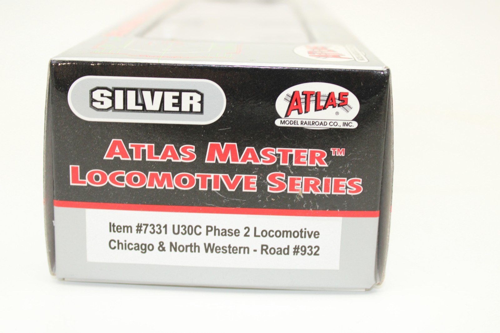 Atlas Silver HO Scale C&NW Chicago North Western GE U30C Locomotive #932 NOS