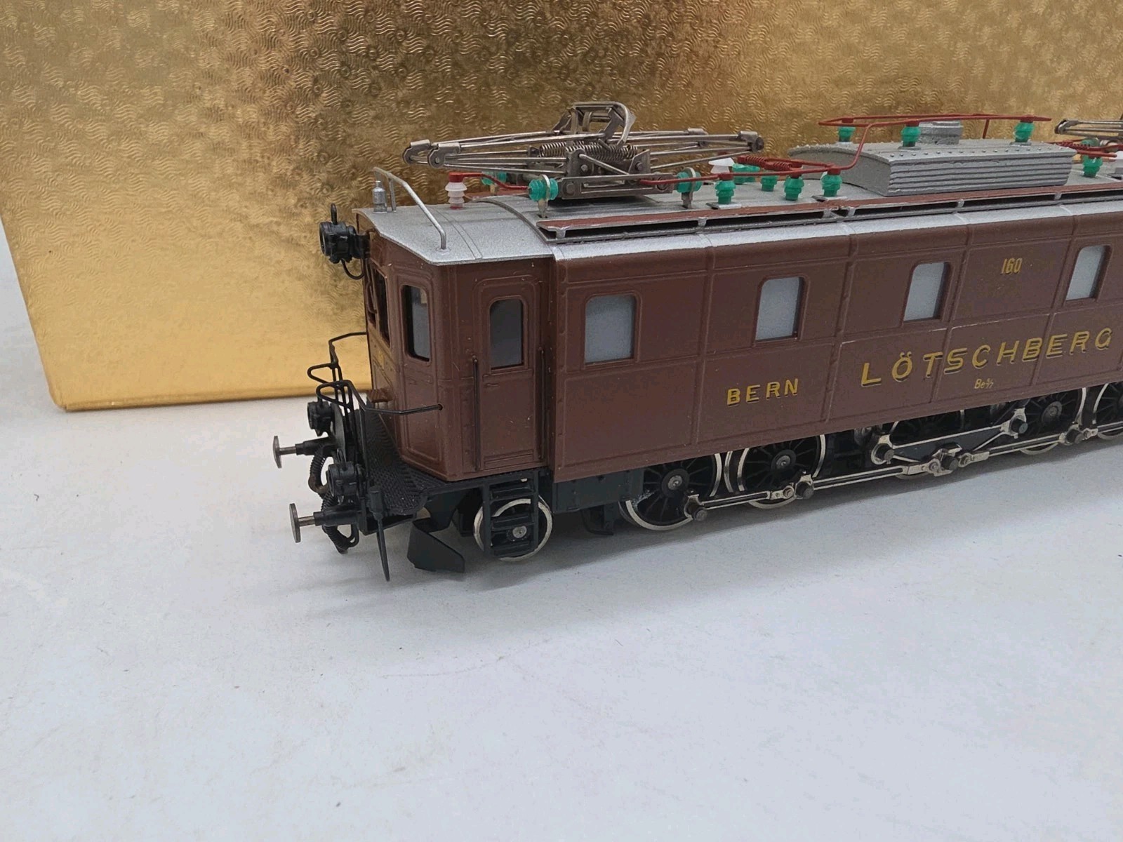 METROPOLITAN 701A BLS Be 5/7 Brown DC Electric Locomotive HO Prebuilt