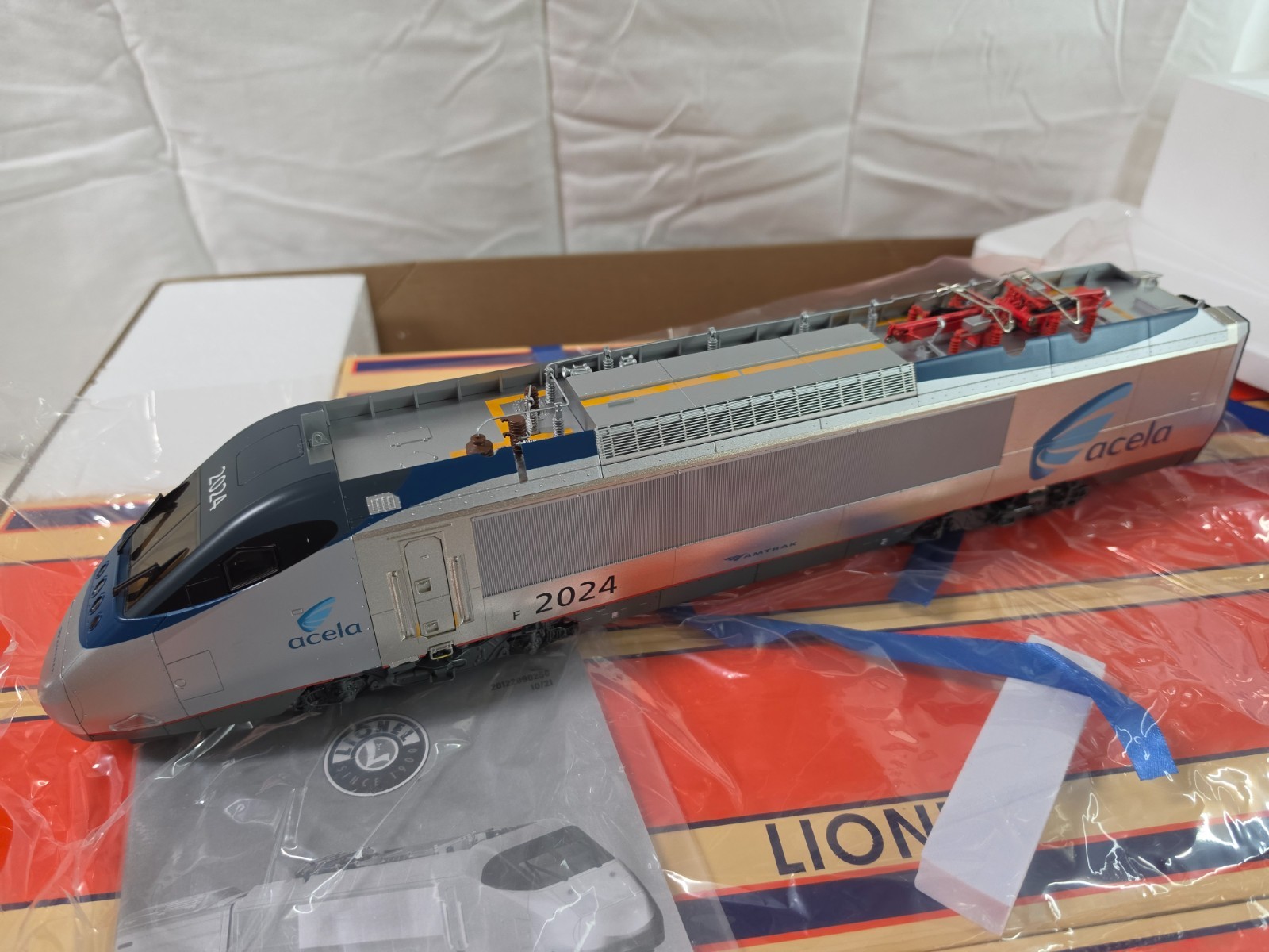 FULL 8 CAR SET NIB Lionel Legacy Acela 2122090 & 3-car Expansion Pack