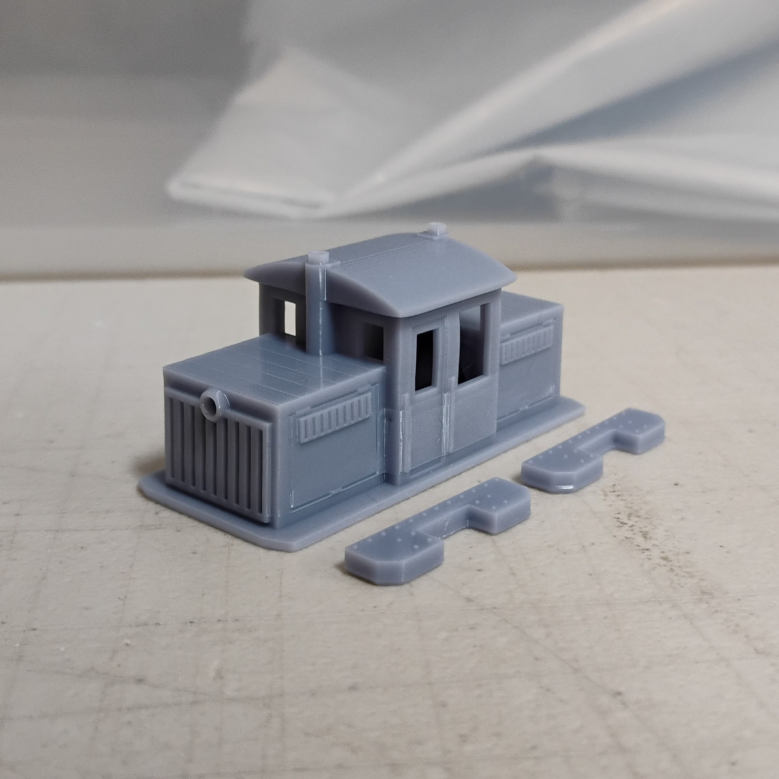 HOn30 CENTER CAB DIESEL LOCO kit #2. For the Kato 11-109 chassis. 3D Print. NEW!